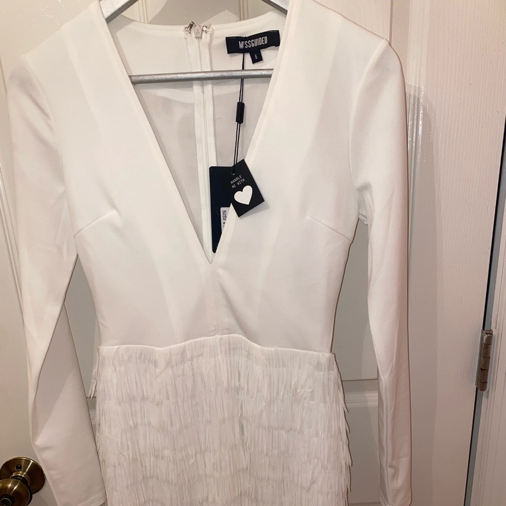 White Feather Dress